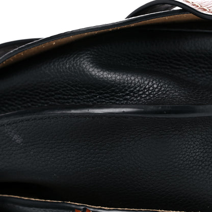 Loewe Grained Calfskin Small Gate Crossbody Bag Pecan Black 7 of 14