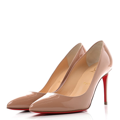 Christian Louboutin Patent Pigalle Follies 85 Pumps 36.5 Nude 4 of 9