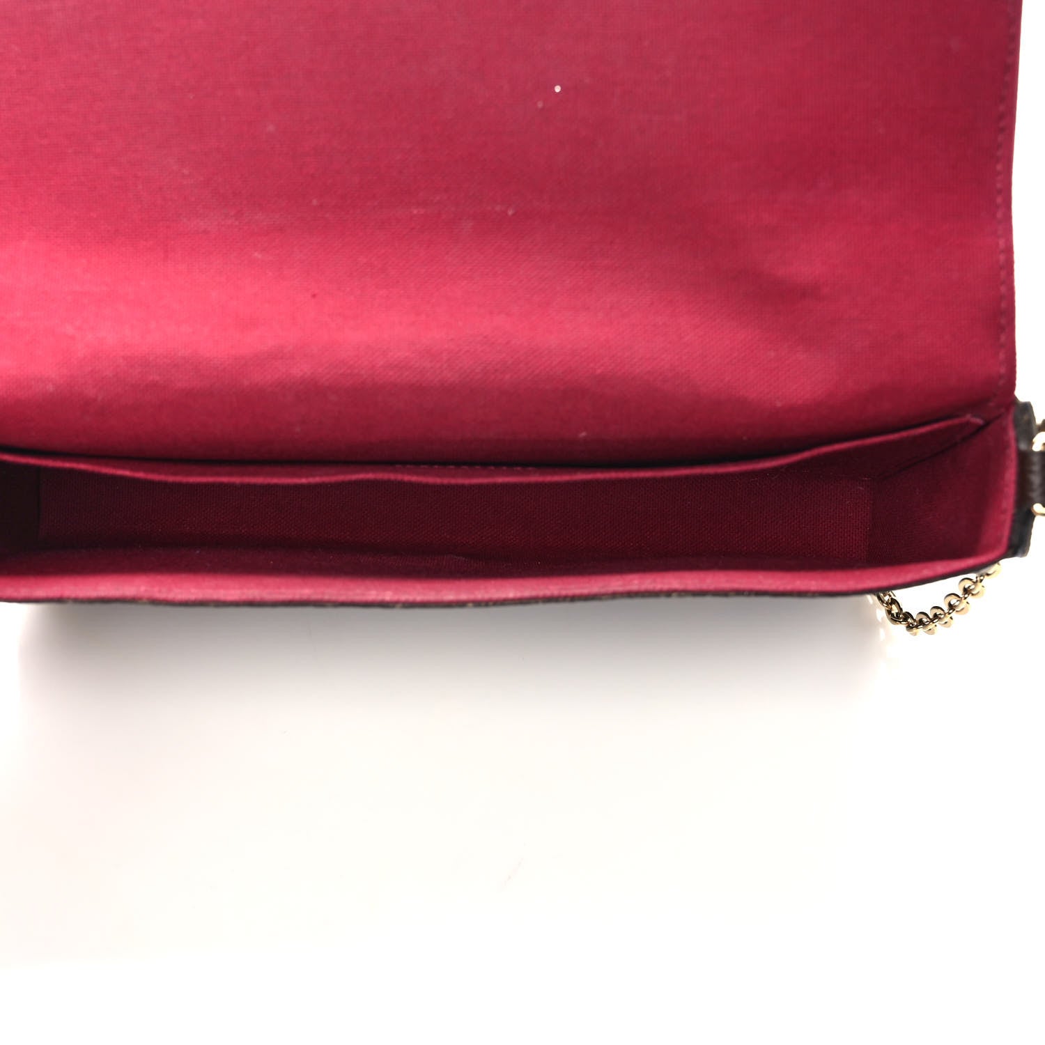 Louis Vuitton Monogram Pochette Felicie Chain Wallet Fuchsia 5 of 9
