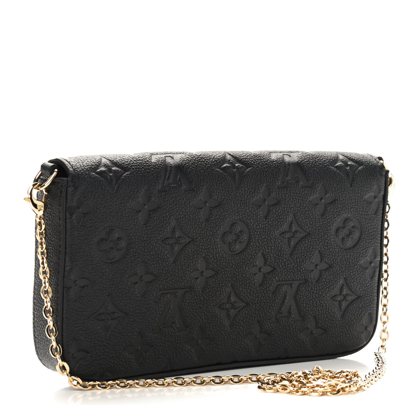 Empreinte Pochette Felicie Chain Wallet Black