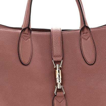 Gucci Soft Calfskin Medium Jackie Top Handle Bag Antique Rose 8 of 14