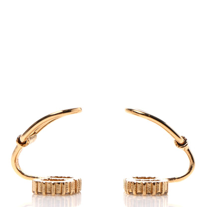Christian Dior Crystal Clair D Lune Clip On Earrings Gold 3 of 5