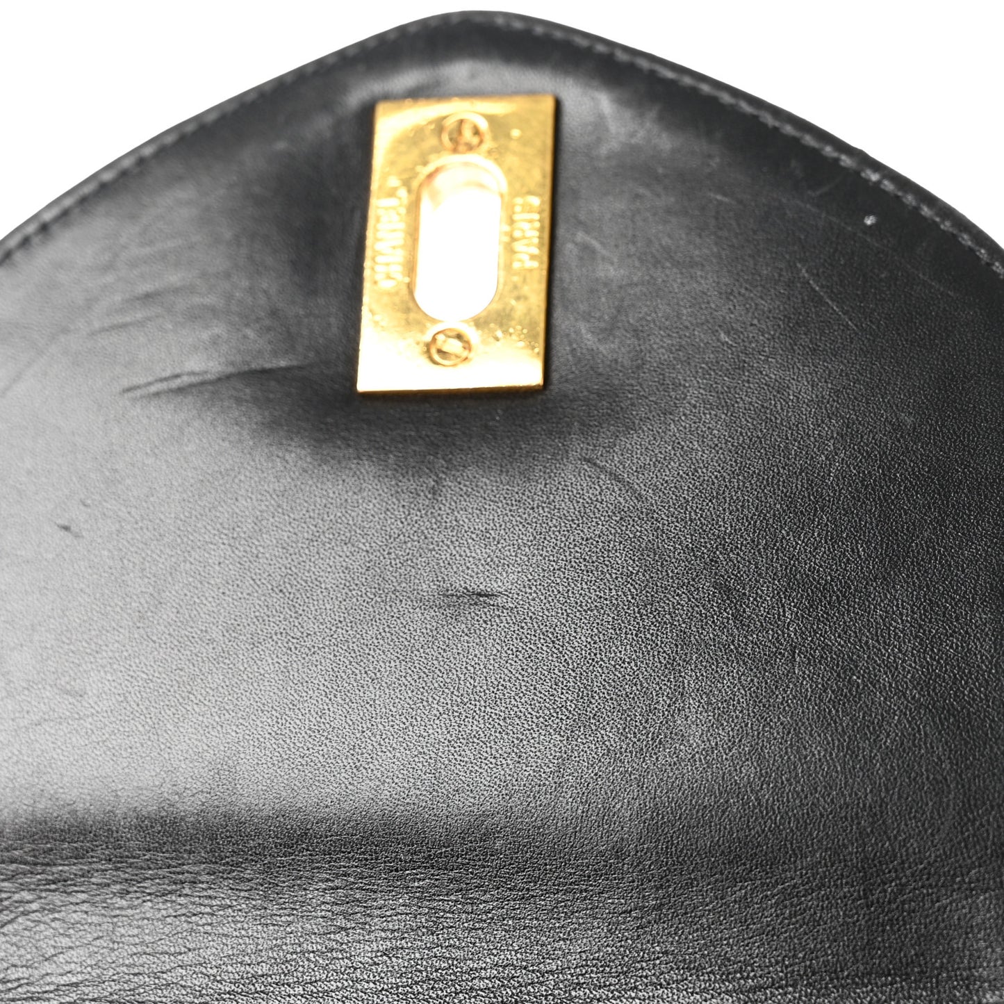 Calfskin Stitched XL Weekender Black