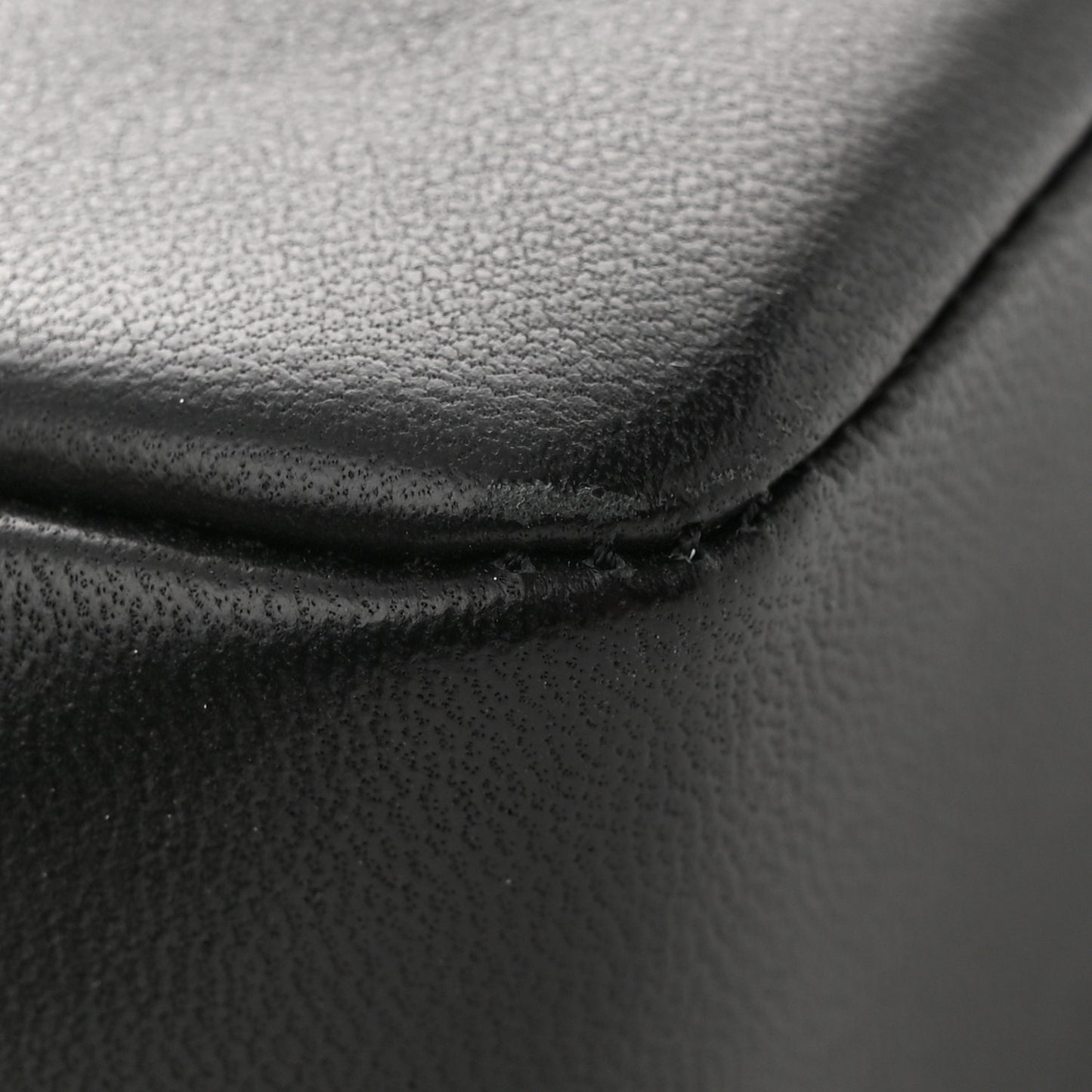 Lambskin Geometric Patchwork Mini Flap Black White