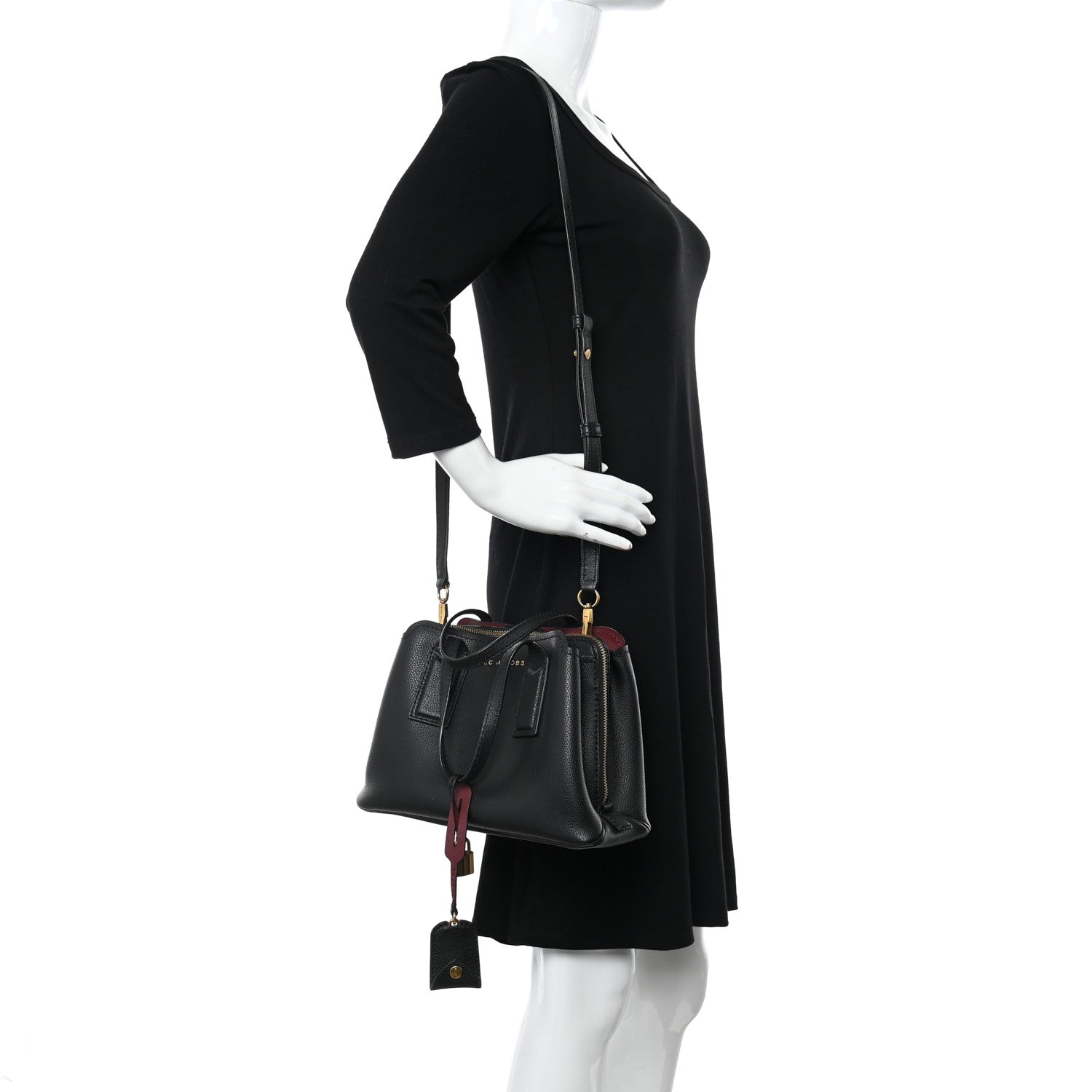 Marc Jacobs Pebbled Calfskin The Editor 29 Tote Black 2 of 11