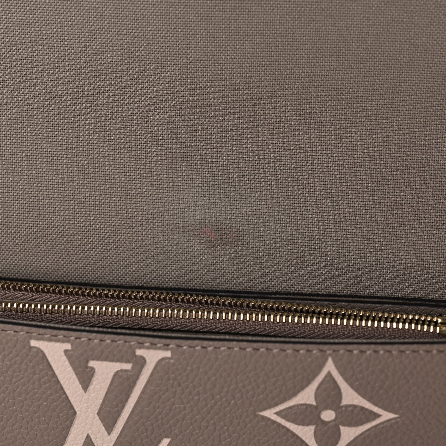 Louis Vuitton Empreinte Monogram Giant Felicie Pochette Tourterelle Creme 12 of 13