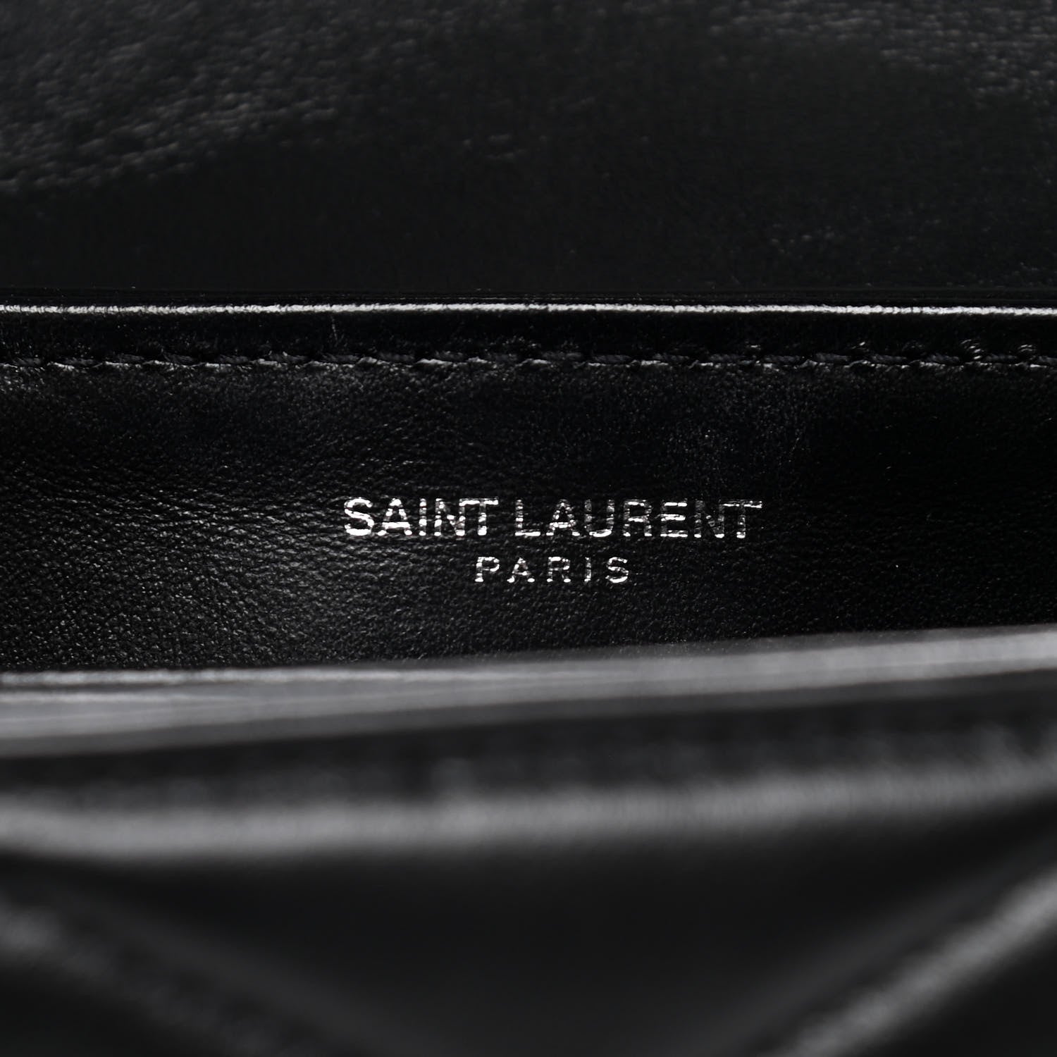 Saint Laurent Calfskin Y Quilted Monogram Toy Loulou Crossbody Bag Black 5 of 18