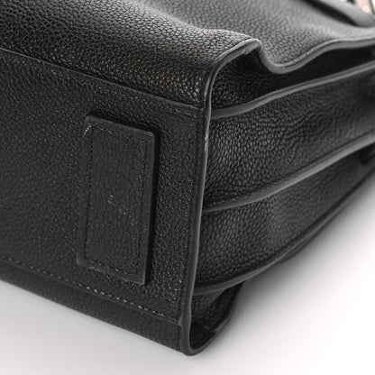 Saint Laurent Grained Calfskin Baby Sac De Jour Souple Black 9 of 10