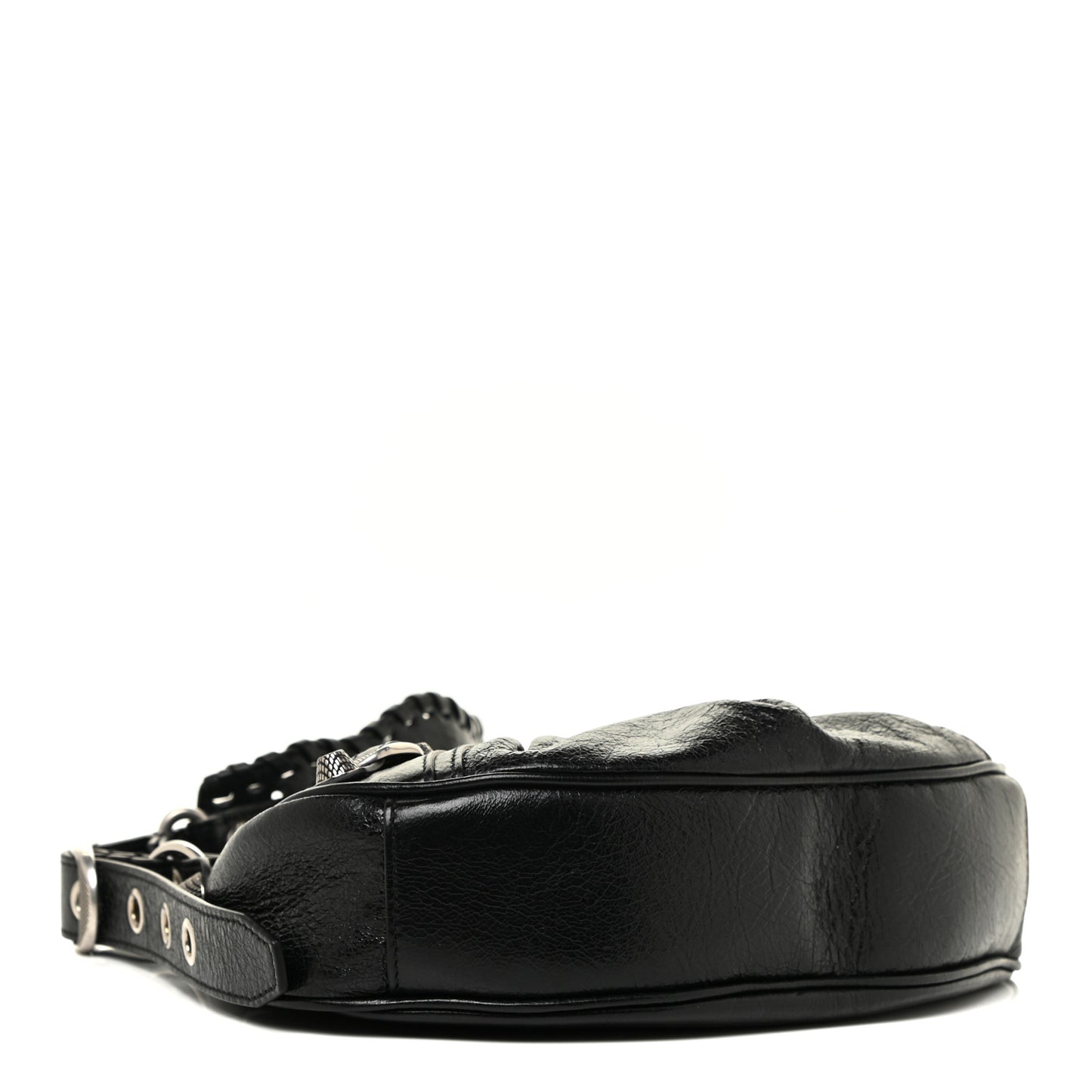 Agneau Arena Le Cagole Shoulder Bag XS Black