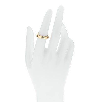 Roberto Coin 18K Yellow Gold Diamond Narrow Love in Verona Band Ring 53 6.5 2 of 5