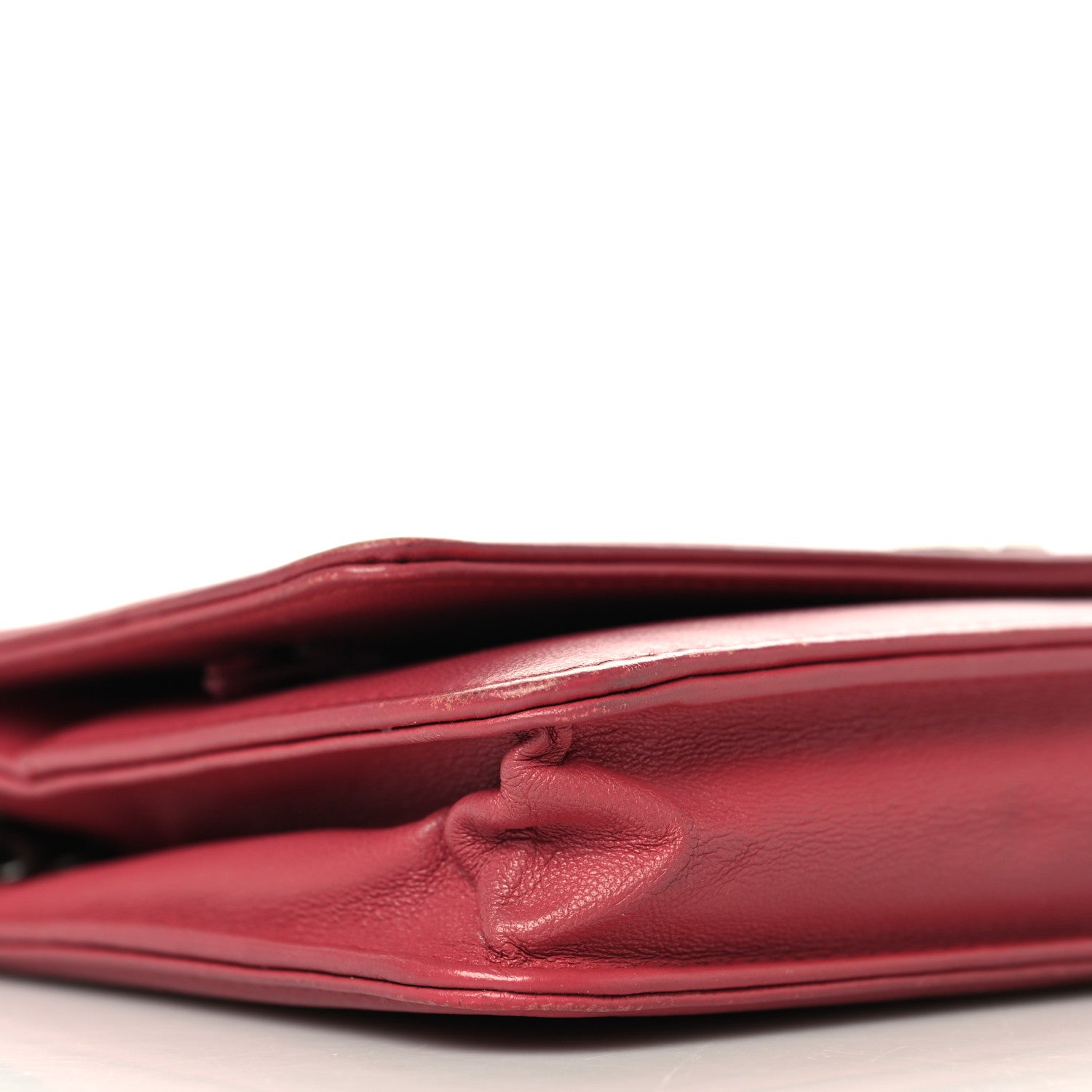 Chanel Calfskin Quilted Boy Wallet On Chain WOC Pink 10 of 15