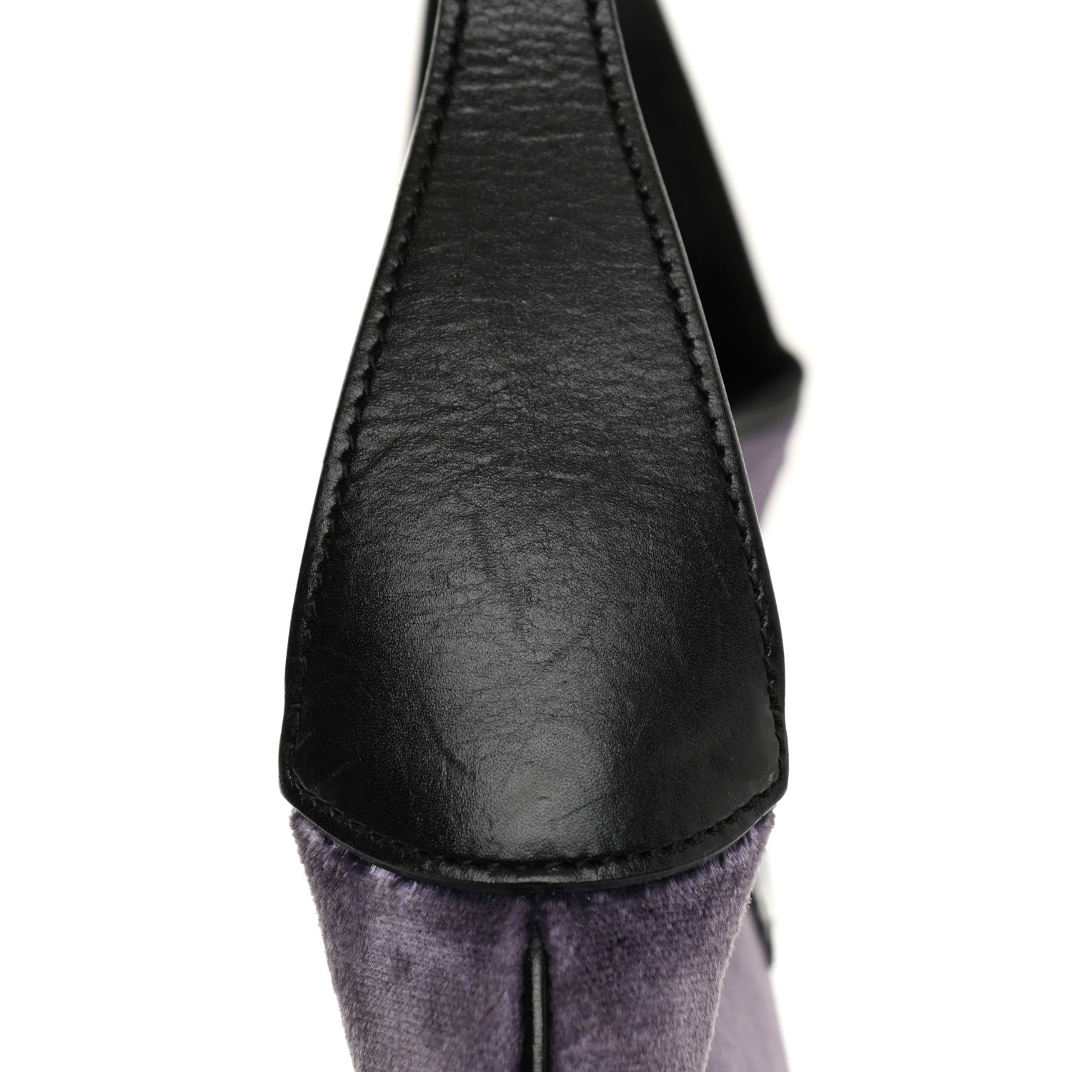 Gucci Velvet Calfskin Jackie O Hobo Purple Black 17 of 17
