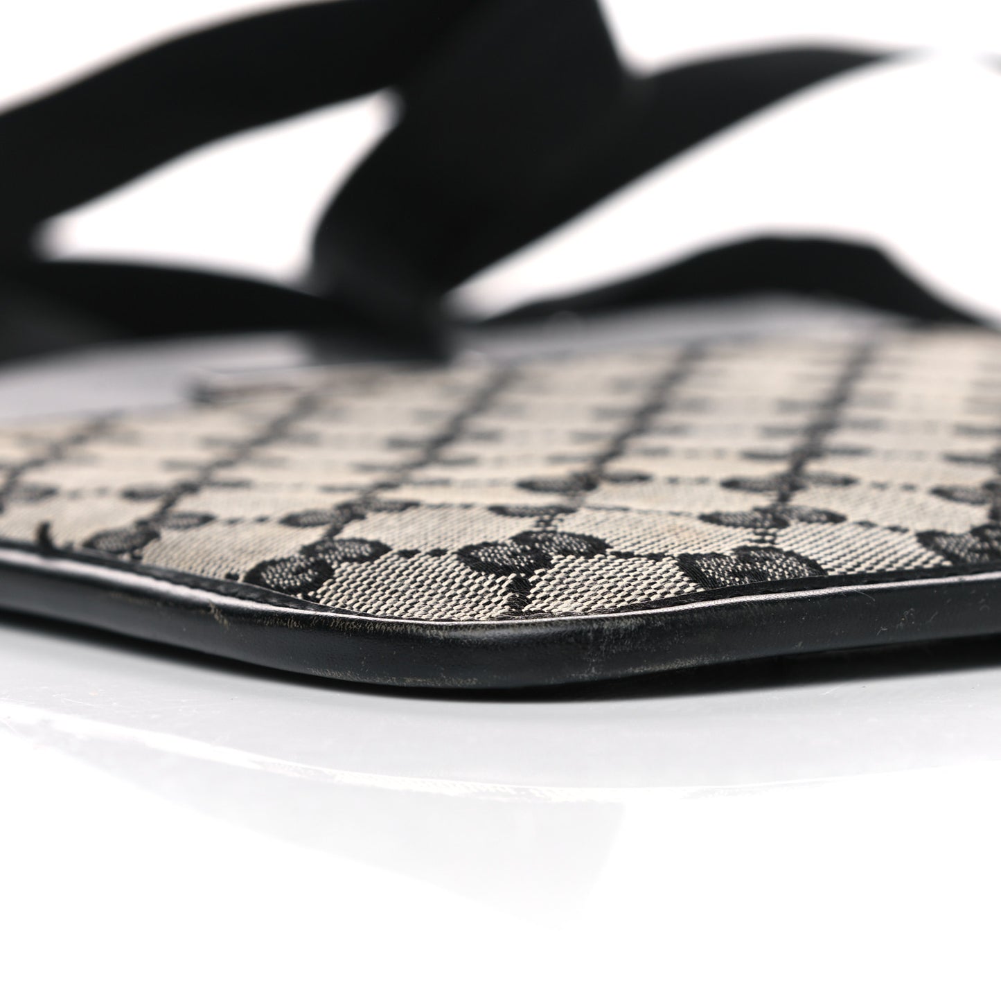 GG Monogram Messenger Crossbody Bag Black
