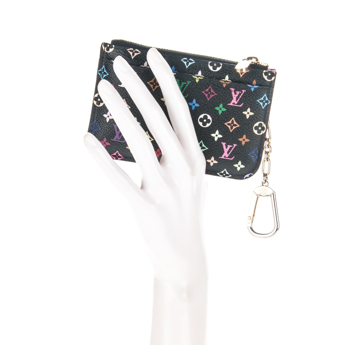 Monogram Multicolor Key Pouch Black Grenade