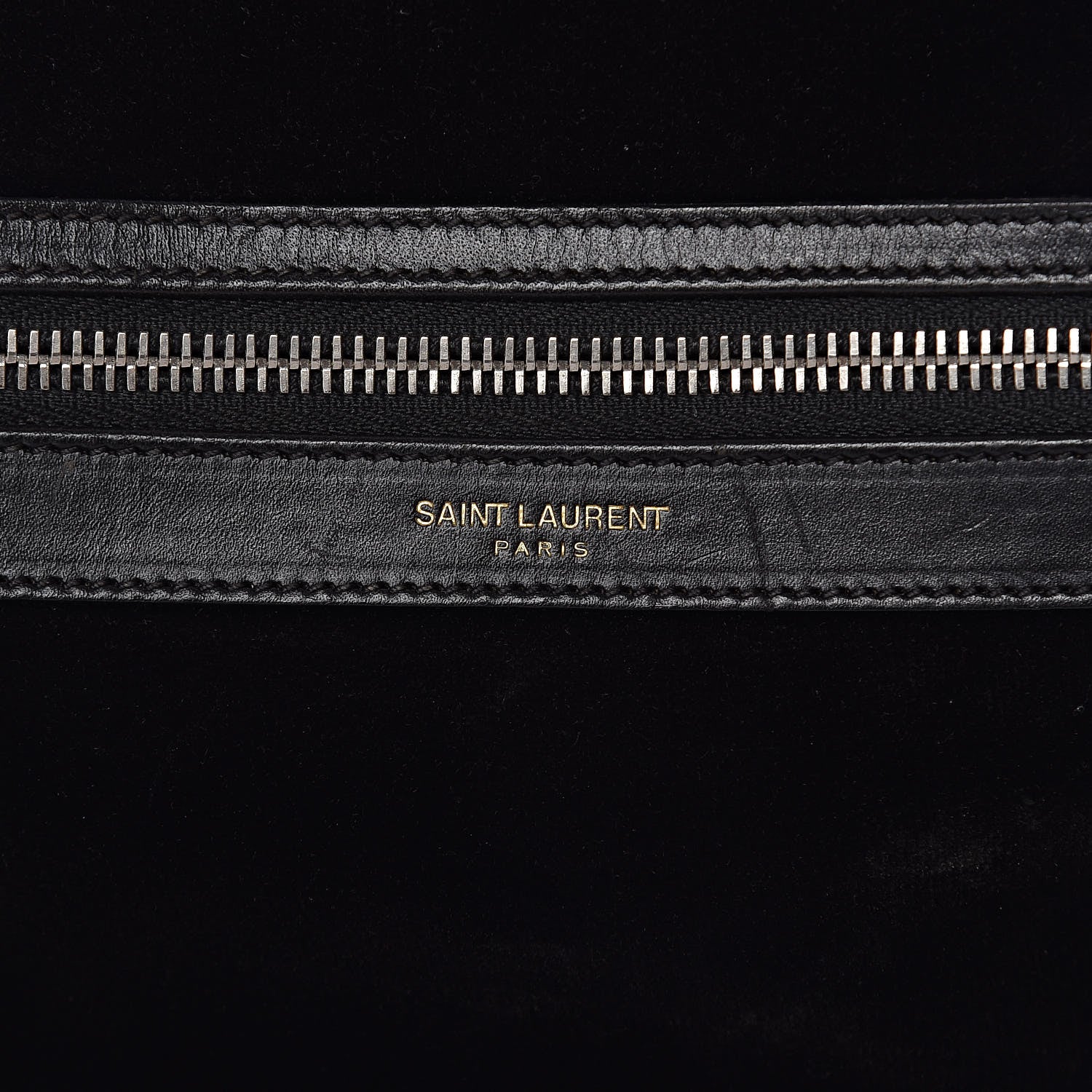 Saint Laurent Velvet City Backpack Black 8 of 13