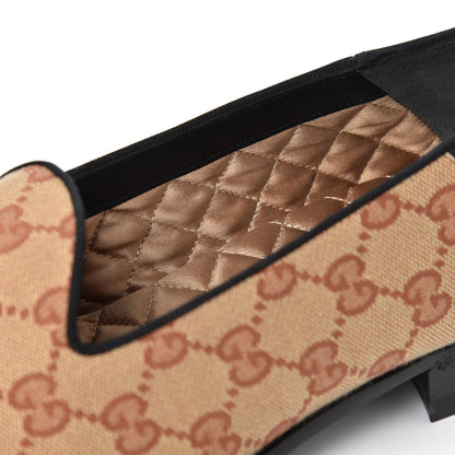 Gucci X MLB GG Monogram LA Dodgers Embroidered Mens Loafers 8.5 Beige Ruggine Black 11 of 19