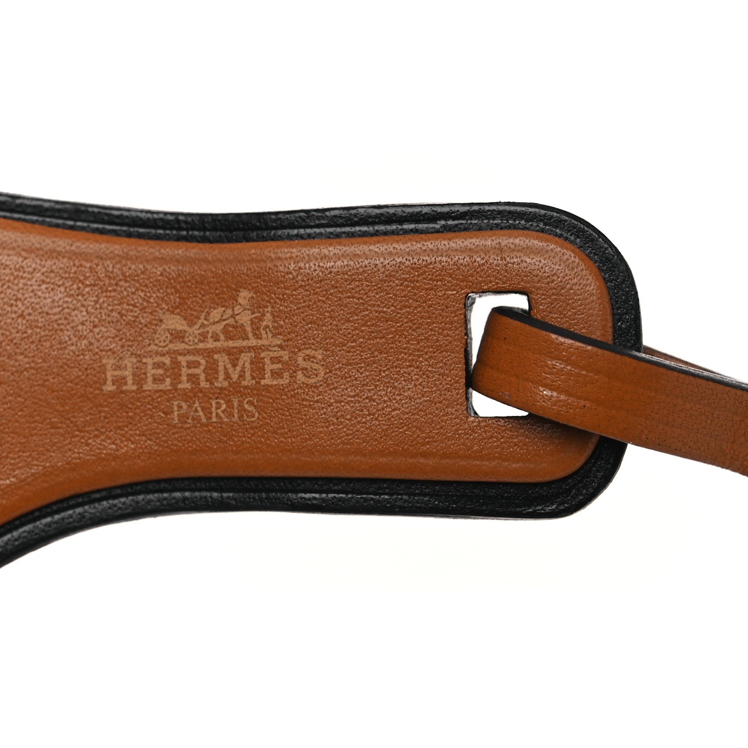 Hermes Epsom Butler Calfskin Hunter Oran Nano Bag Charm Etoupe 3 of 5