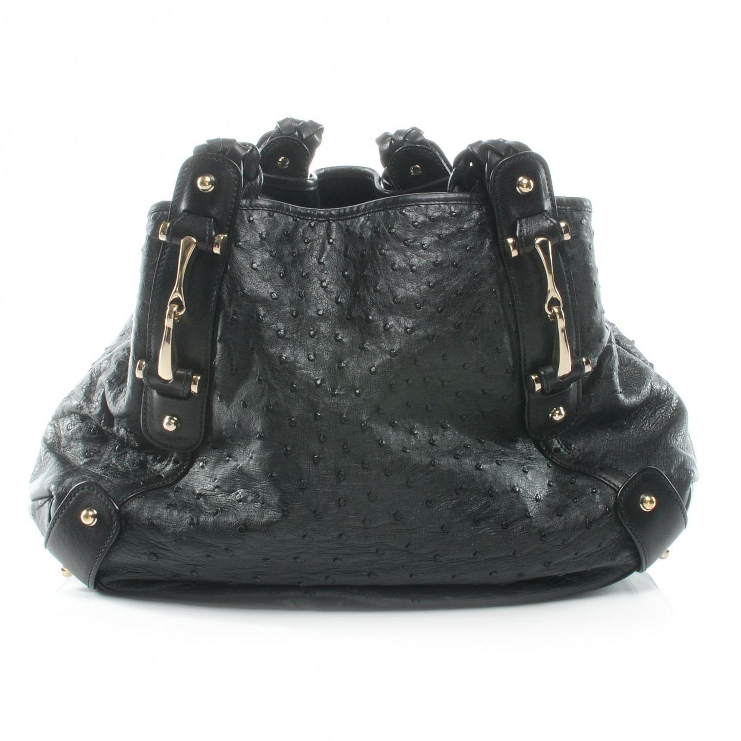 Ostrich Medium Pelham Tote Black
