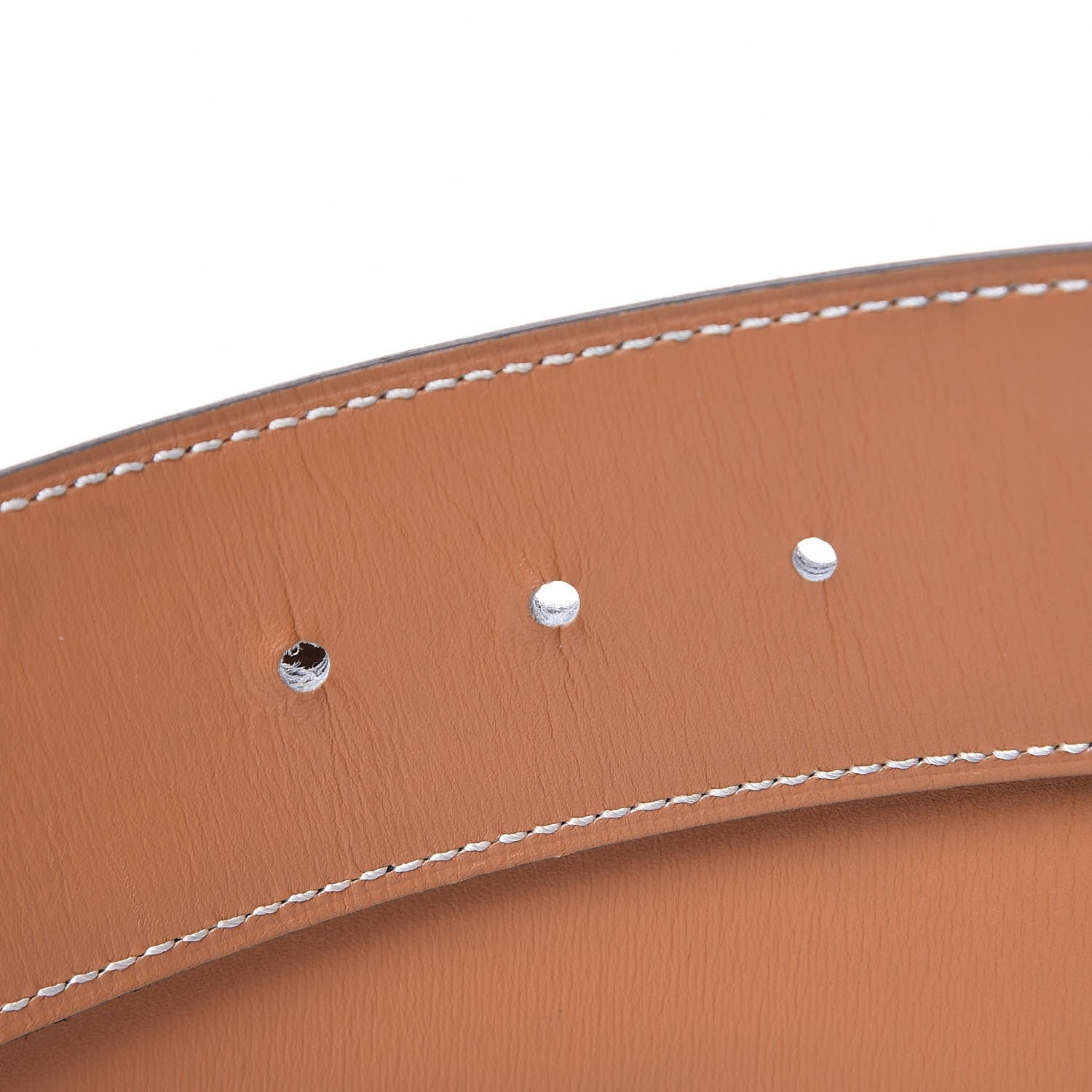 Hermes Box Chamonix 42mm Constance Reversible H Belt 95 Black Natural 5 of 7