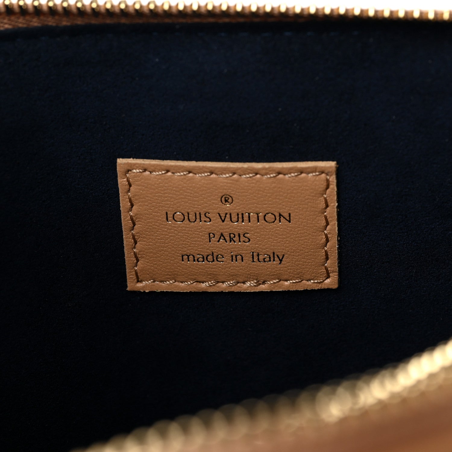Louis Vuitton Lambskin Embossed Monogram Coussin PM Camel 6 of 8