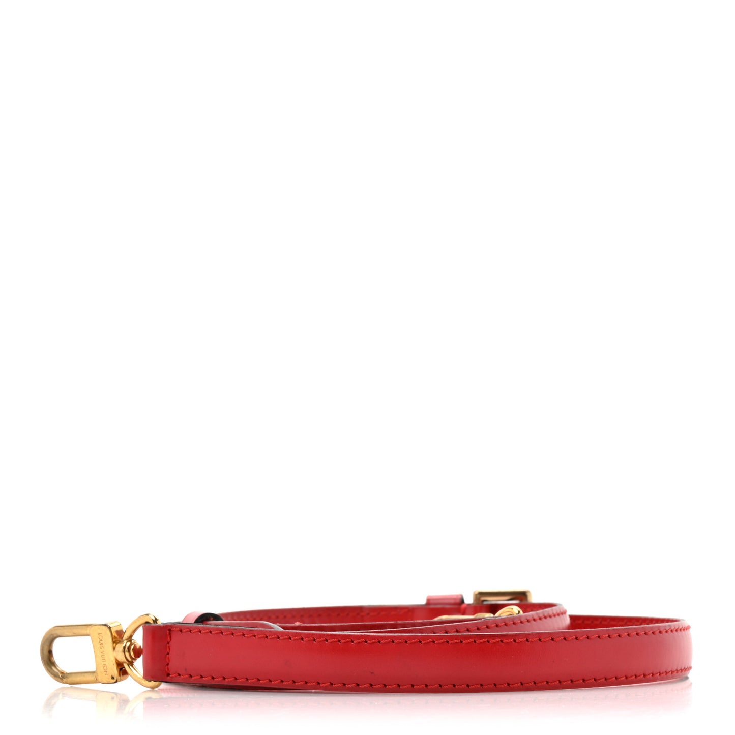 Calfskin 16mm Adjustable Shoulder Strap Red