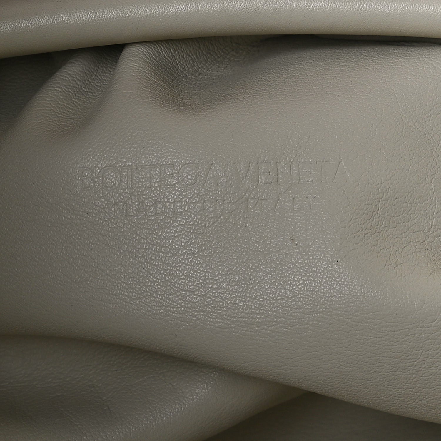 Bottega Veneta Smooth Butter Calf The Pouch Oversized Clutch Mist 17 of 23