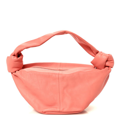 Bottega Veneta Calfskin Mini Double Knot Bag Peach 1 of 11