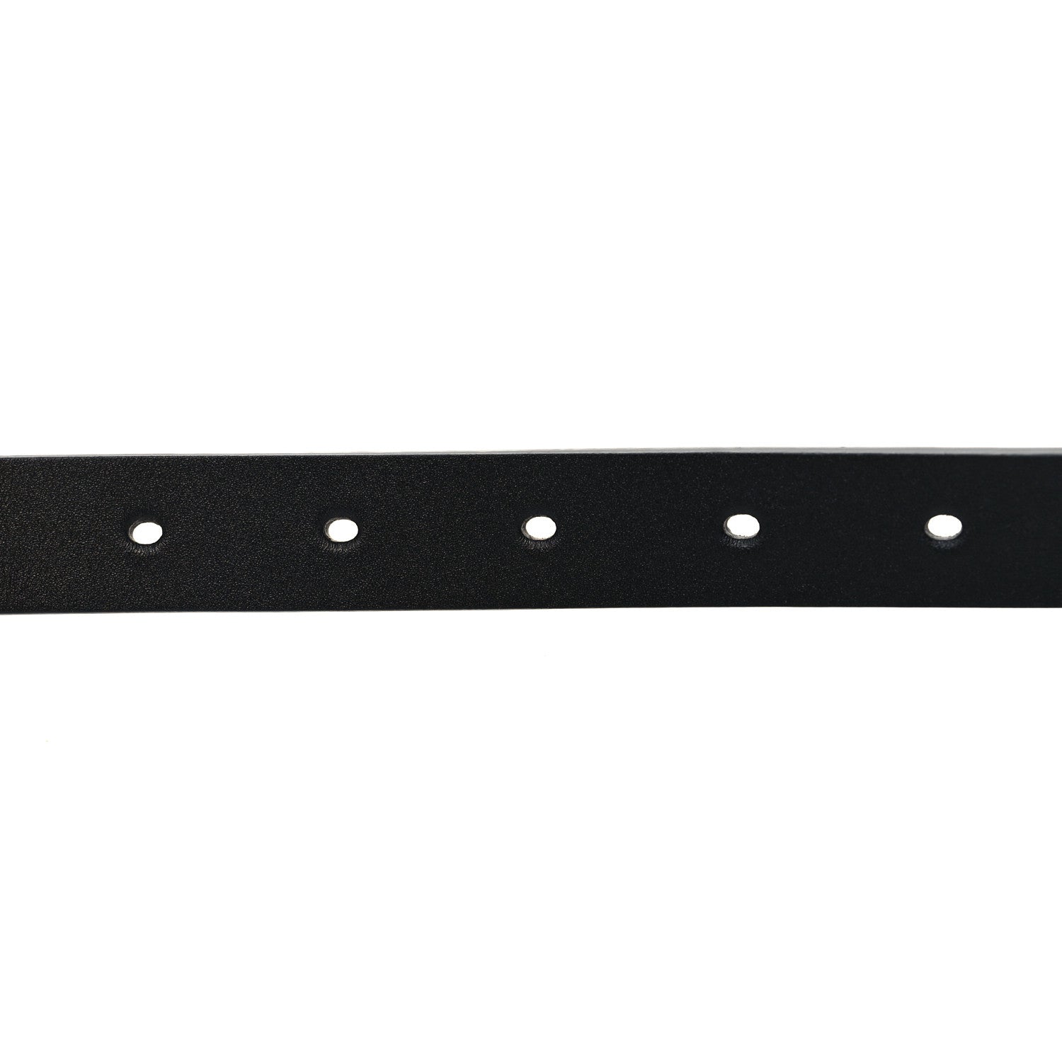 Christian Dior Calfskin Saddle Belt 75 30 Black 3 of 6