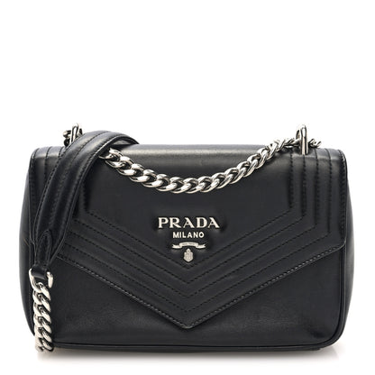 Prada Nappa Diagramme Crossbody Bag Black 1 of 9