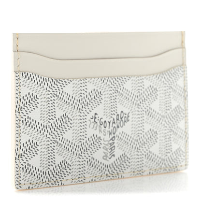 Goyard Goyardine Saint Sulpice Card Holder White 3 of 7