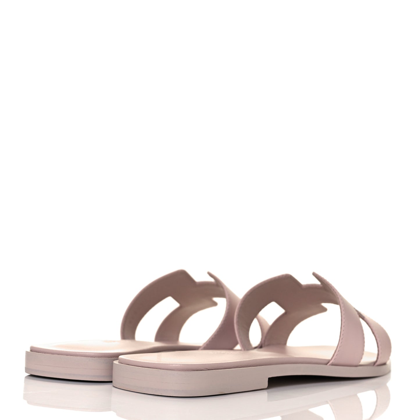 Box Calfskin Oran Sandals 39 Rose Pale