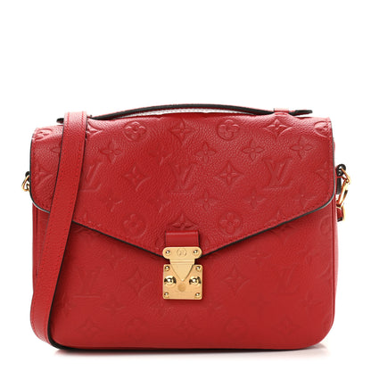 Louis Vuitton Empreinte Pochette Metis Scarlet 1 of 10