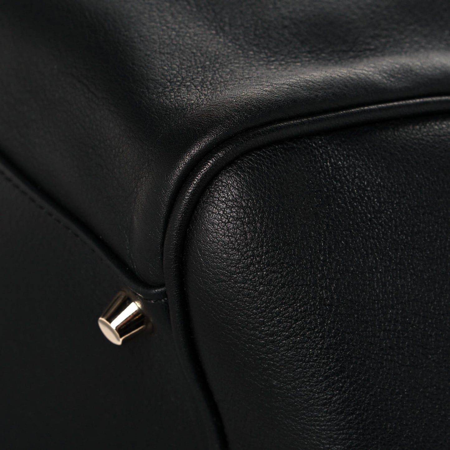 Calfskin Small Canterbury Tote Black