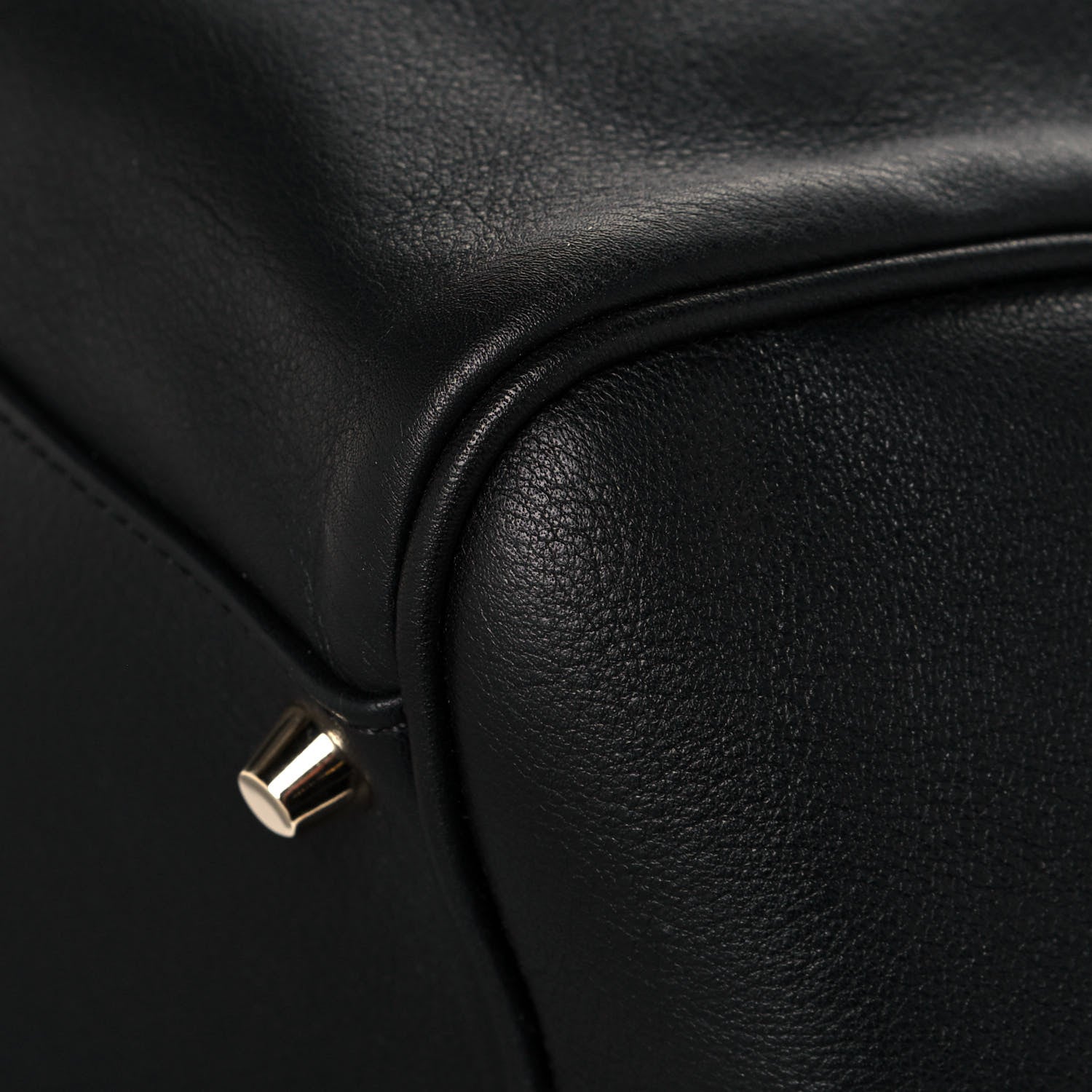 Burberry Calfskin Small Canterbury Tote Black 12 of 13