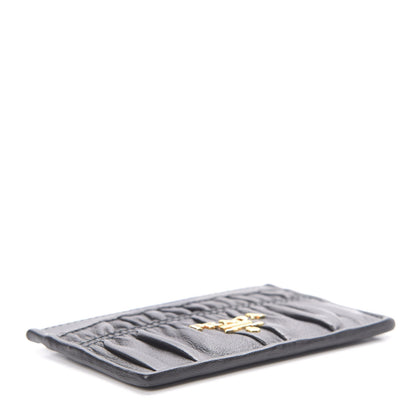 Prada Nappa Gaufre Card Holder Black 4 of 8
