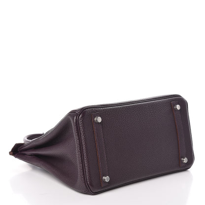 Hermes Togo Birkin 30 Raisin 5 of 31