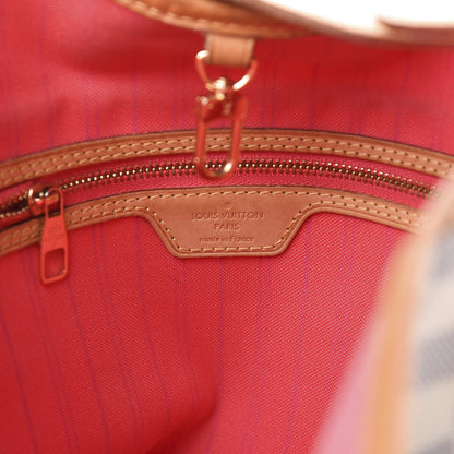 Louis Vuitton Damier Azur Delightful MM Pink 5 of 17