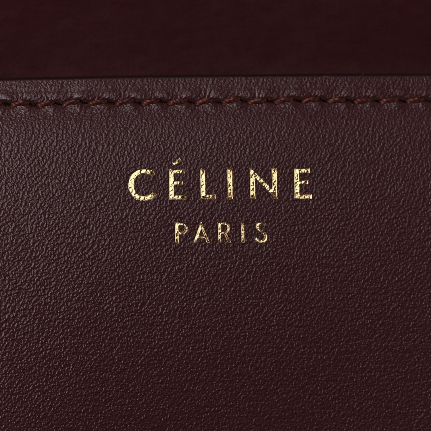Celine Box Calfskin Small Classic Box Flap Bag Burgundy 6 of 11