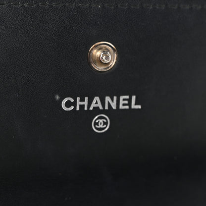 Chanel Caviar Timeless CC Large Gusset Flap Wallet Black 6 of 9