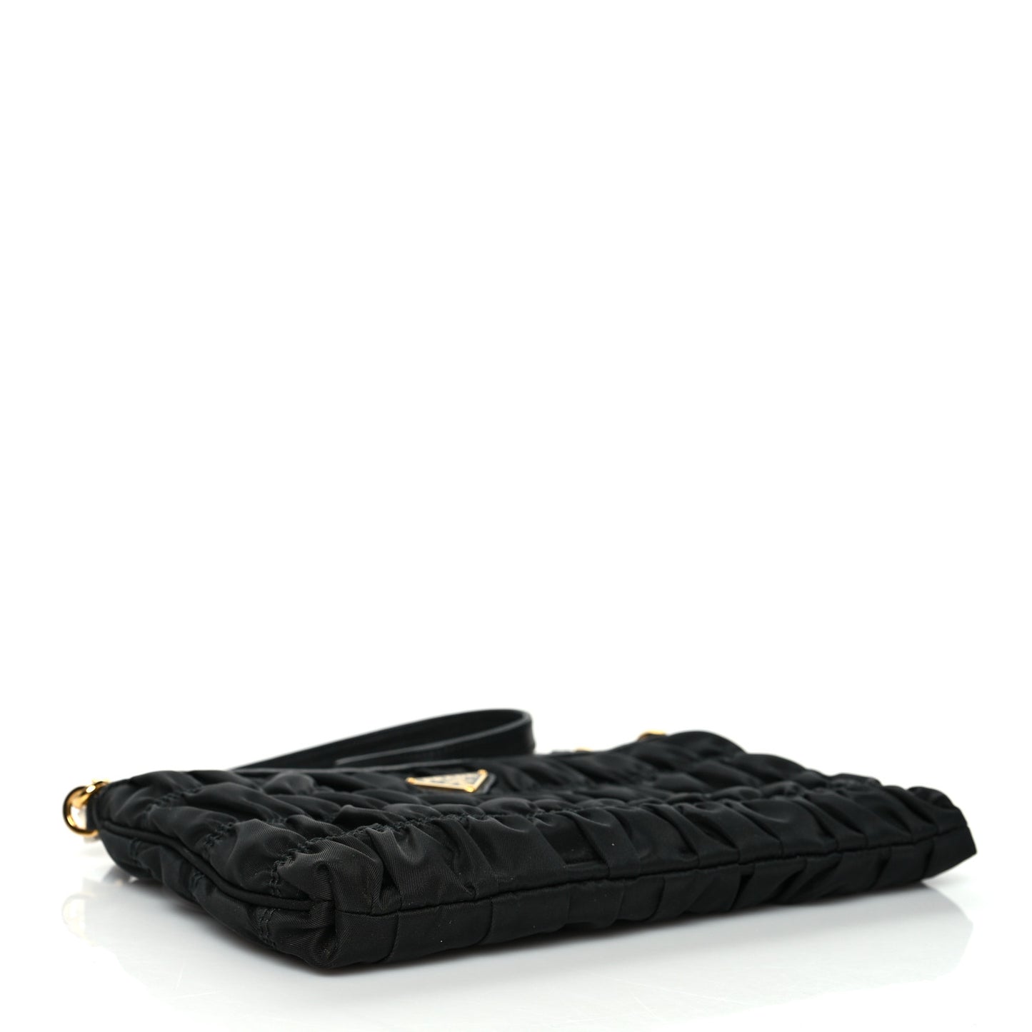 Tessuto Nylon Gaufre Shoulder Bag Black
