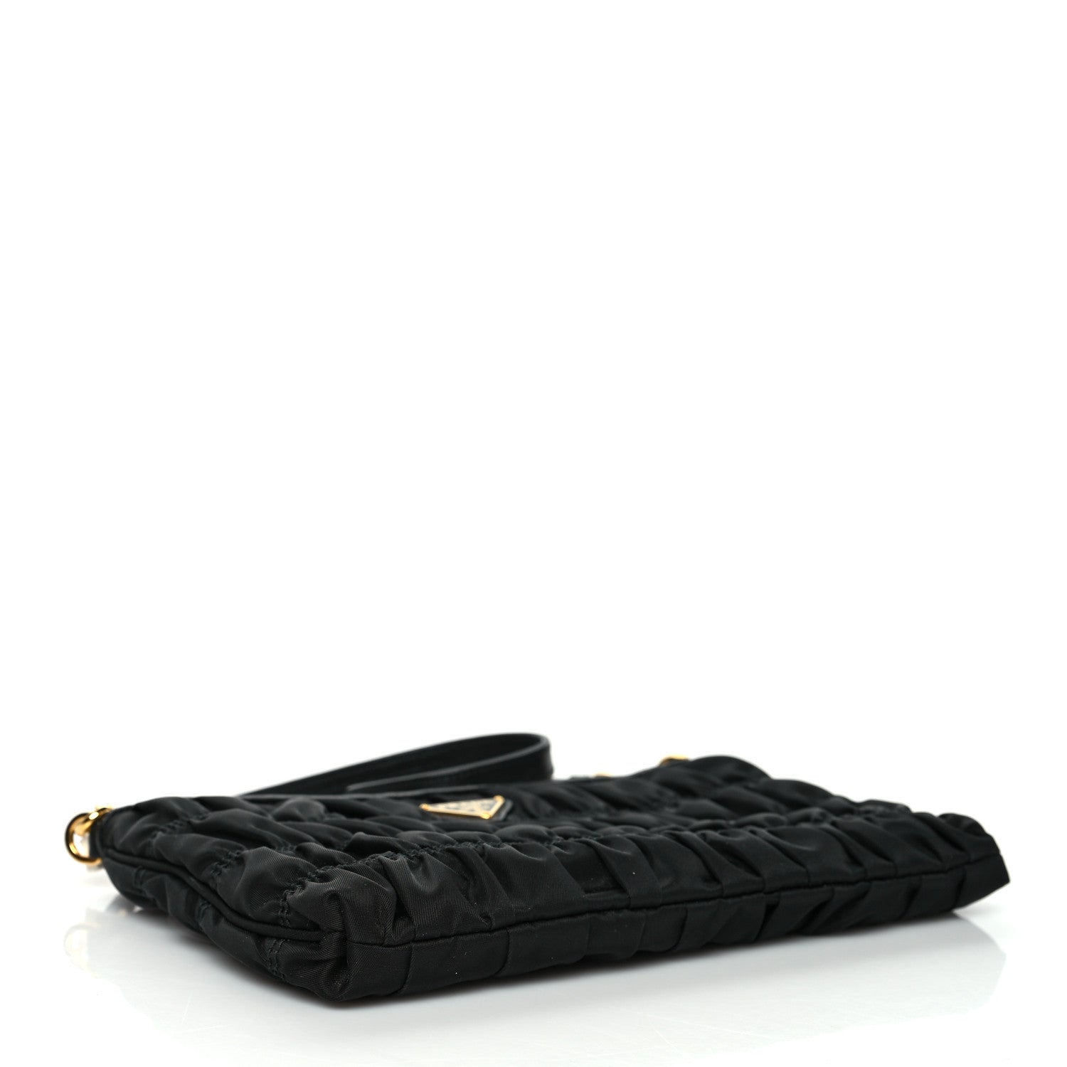Prada Tessuto Nylon Gaufre Shoulder Bag Black 3 of 8
