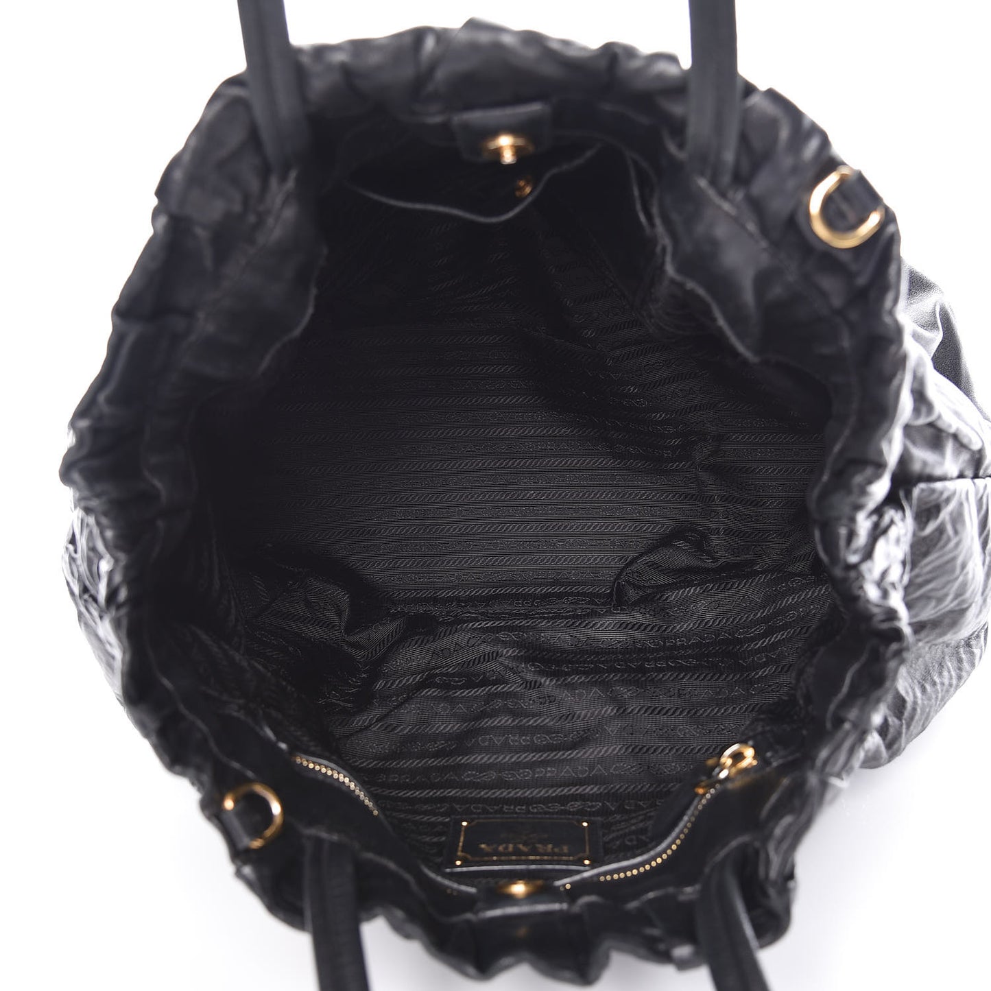 Nappa Antique Tote Black
