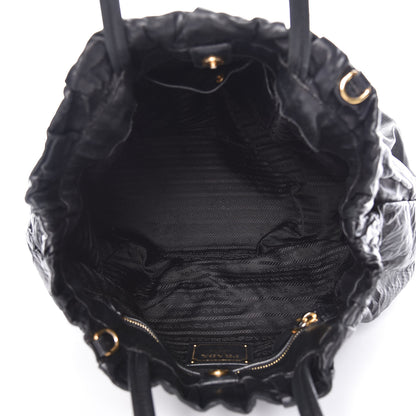 Prada Nappa Antique Tote Black 5 of 9