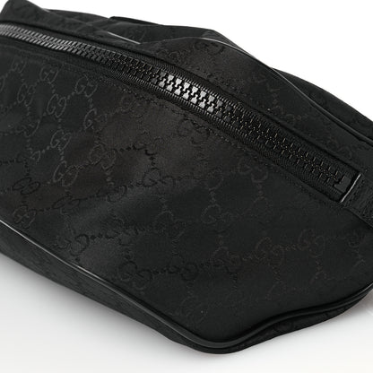 Gucci Nylon Monogram Fanny Pack Belt Bag Black 11 of 11