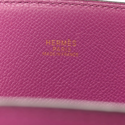 Hermes Epsom White Bus 40 Cyclamen 6 of 11