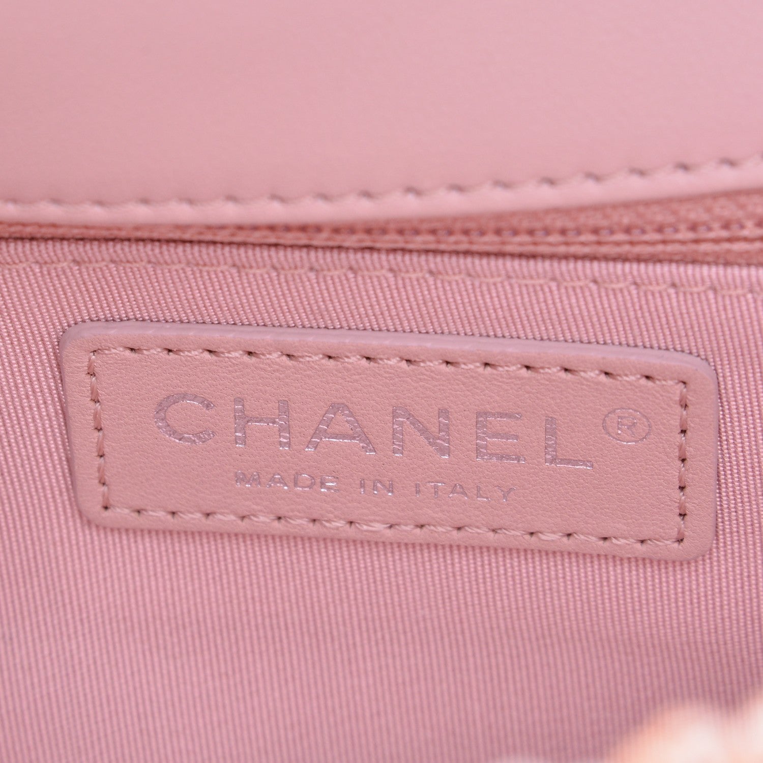 Chanel Lambskin Crochet Medium Single Flap Pink 7 of 8