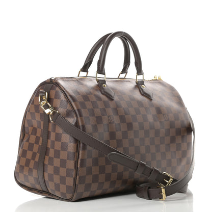 Louis Vuitton Damier Ebene Speedy Bandouliere 35 3 of 12