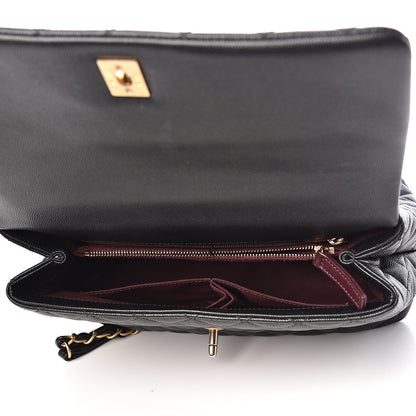 Chanel Caviar Quilted Small Coco Handle Flap Black 5 of 12