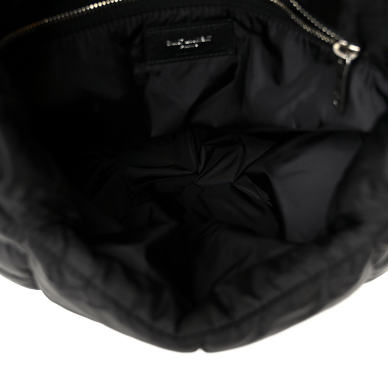 Saint Laurent Econyl Nylon Lou Puffer Messenger Black 5 of 10