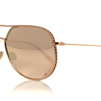 Christian Dior Metal Dior By Dior 2 Sunglasses Gold 5 of 5